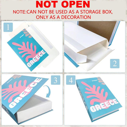 Travel Fake Book Decor Storage Box by HitMyNeed