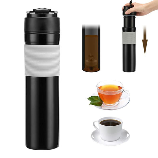 Travel French Press Coffee Maker Tumbler 350ml by HitMyNeed