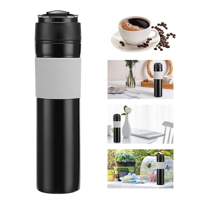 Travel French Press Coffee Maker Tumbler 350ml by HitMyNeed