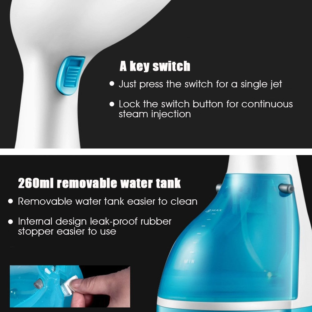 Travel Handheld Garment Steamer 1100W by HitMyNeed