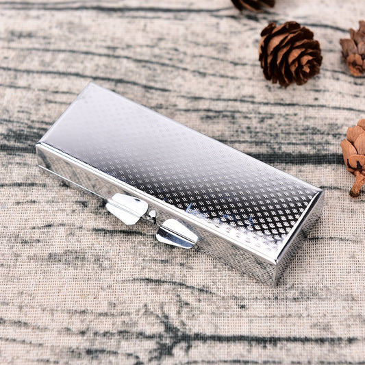 Travel Metal Pill Box with 6 Compartments by HitMyNeed