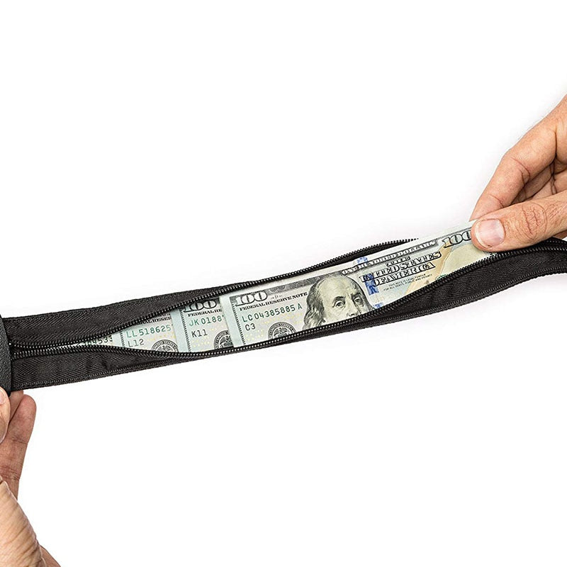 Travel Money Belt Anti-Theft Wallet with Hidden Pocket by HitMyNeed