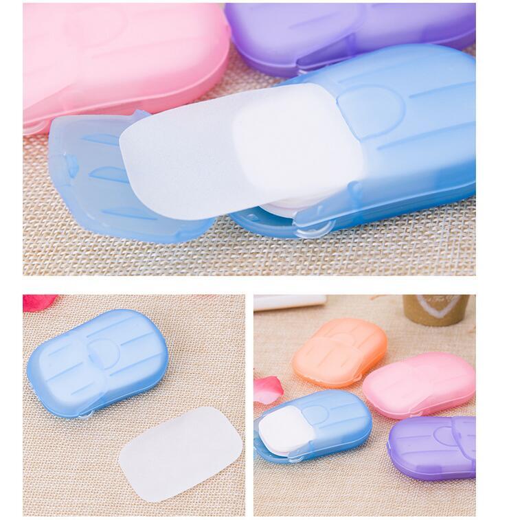 Travel Portable Paper Soap Sheets (Pack of 60) by HitMyNeed
