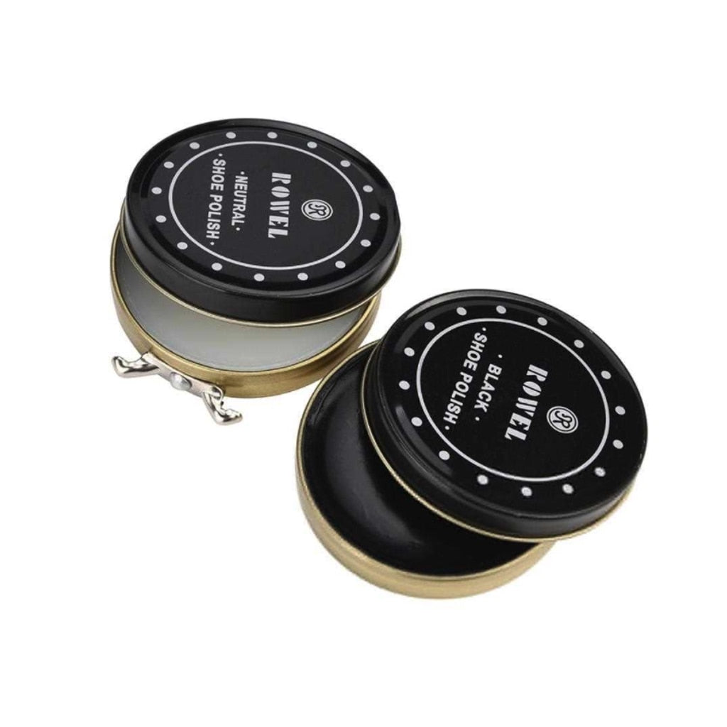 Travel Shoe Polish Kit with Brushes and Case by HitMyNeed