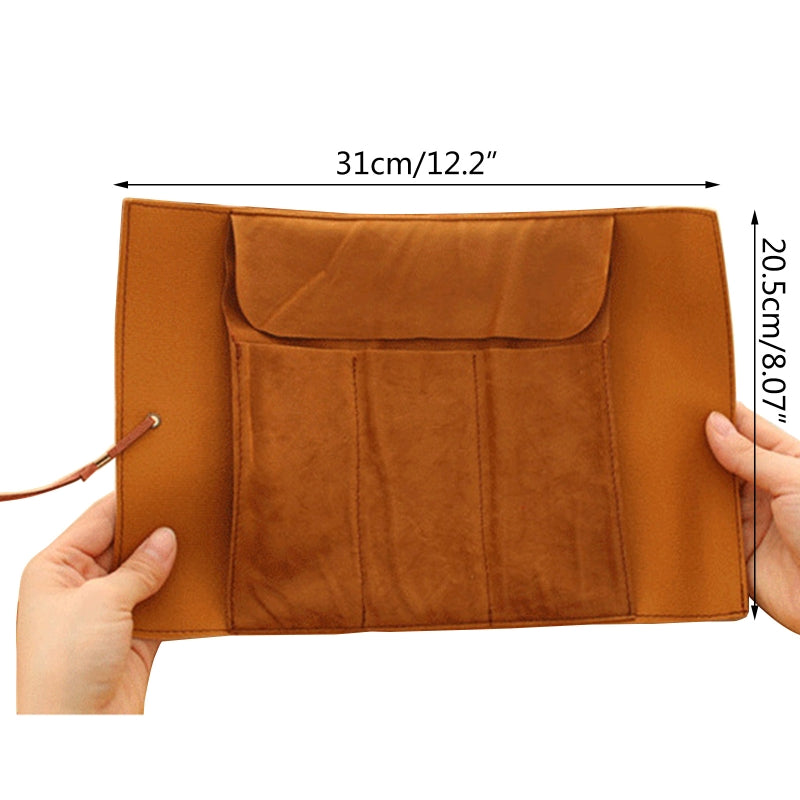 Treasure Map Roll Pencil Case with 3 Pockets by HitMyNeed