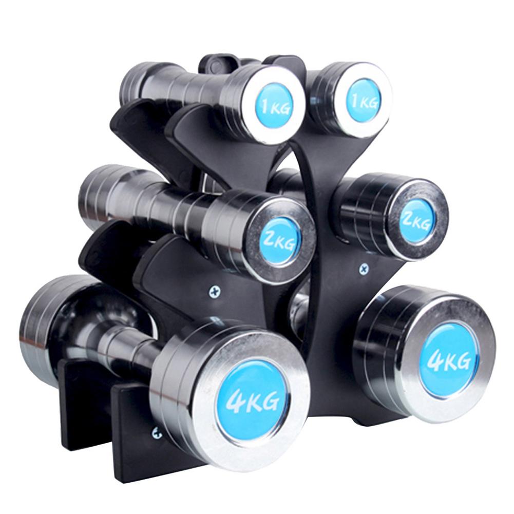 Tree Design 3 Tier Dumbbell Rack Stand by HitMyNeed