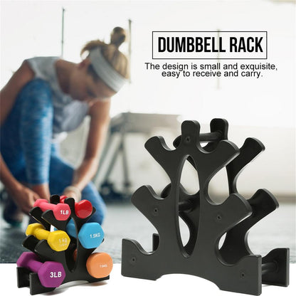 Tree Design 3 Tier Dumbbell Rack Stand by HitMyNeed