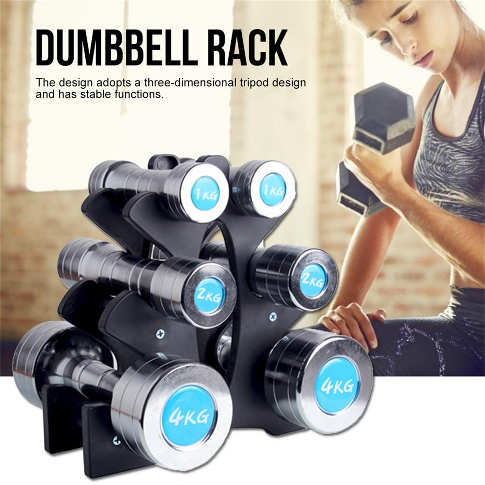 Tree Design 3 Tier Dumbbell Rack Stand by HitMyNeed