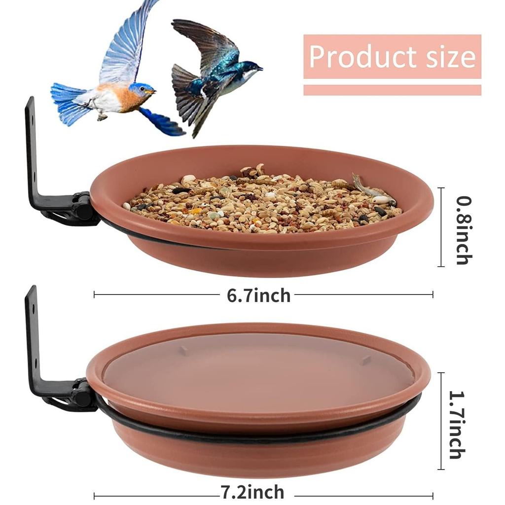Tree Mounted Bird Feeder and Bird Bath Set (2 pcs) by HitMyNeed