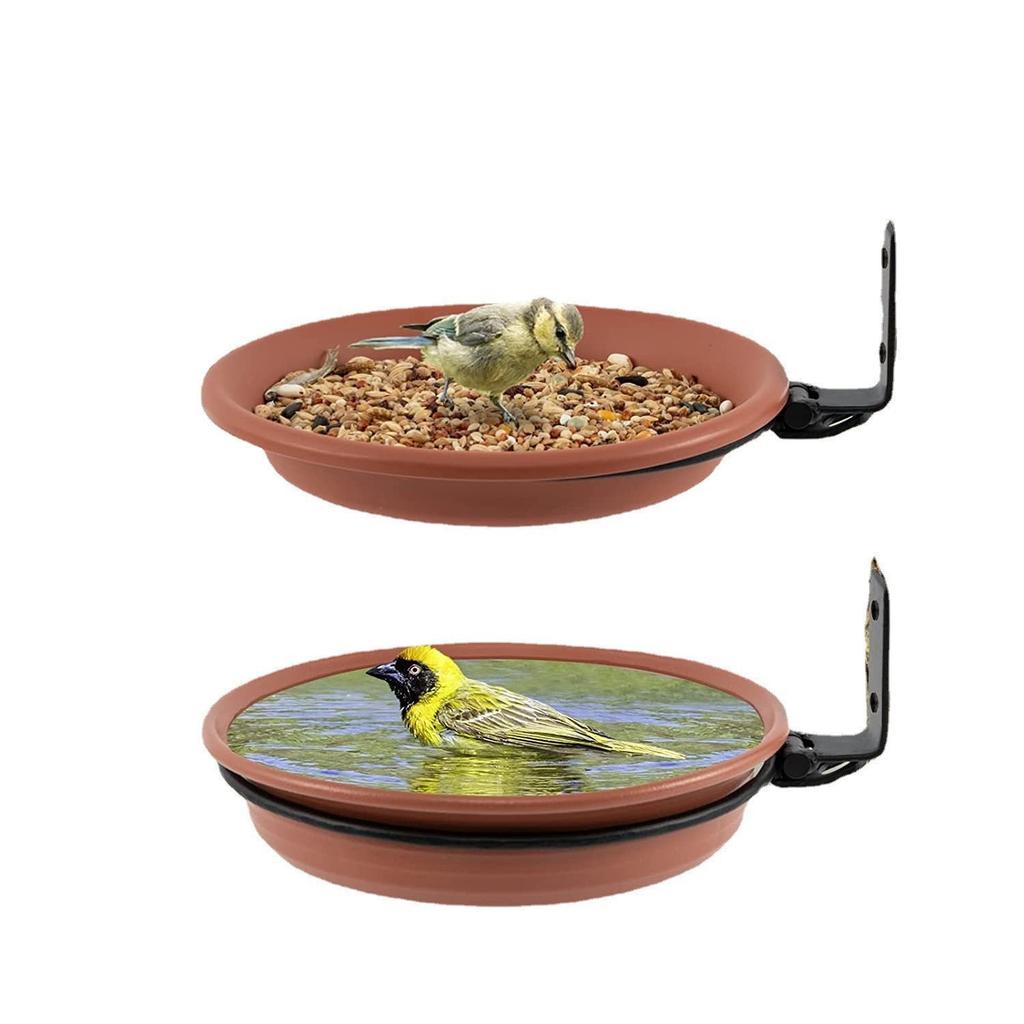Tree Mounted Bird Feeder and Bird Bath Set (2 pcs) by HitMyNeed