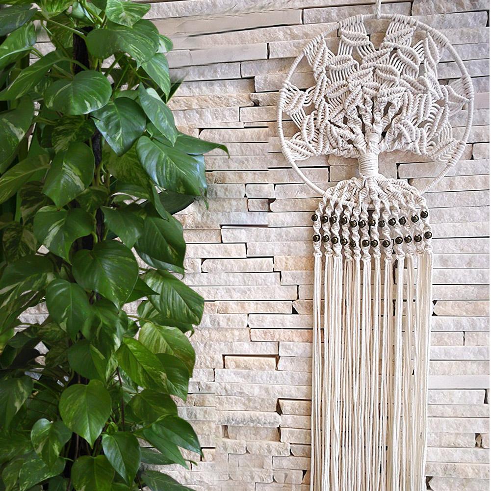 Tree of Life Macrame Dream Catcher Wall Hanging by HitMyNeed