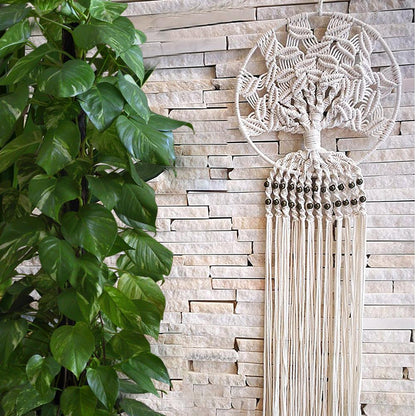 Tree of Life Macrame Dream Catcher Wall Hanging by HitMyNeed