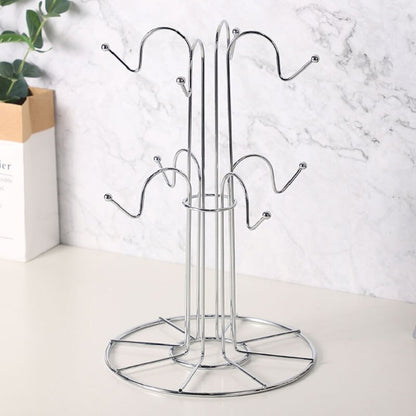 Tree Shaped Metal Mug Rack with 8 Hooks by HitMyNeed