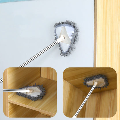 Triangle Flat Floor Mop with Extendable Handle by HitMyNeed