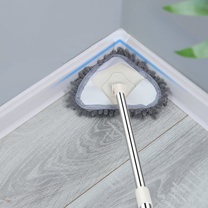 Triangle Flat Floor Mop with Extendable Handle by HitMyNeed