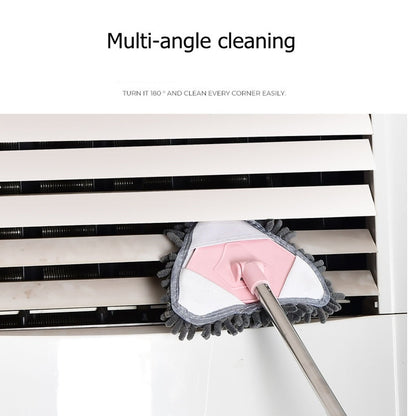 Triangle Flat Floor Mop with Extendable Handle by HitMyNeed