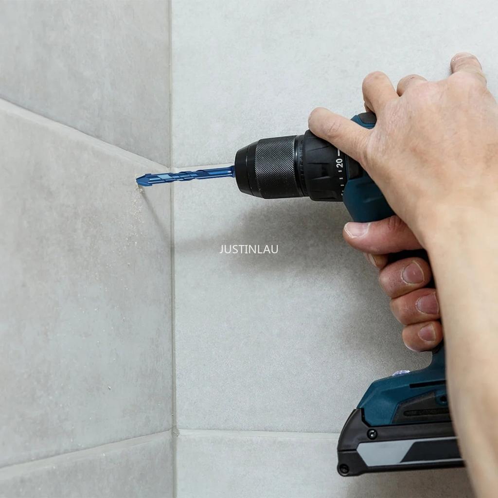 Triangle Glass & Tile Drill Bit Set 6-12mm by HitMyNeed