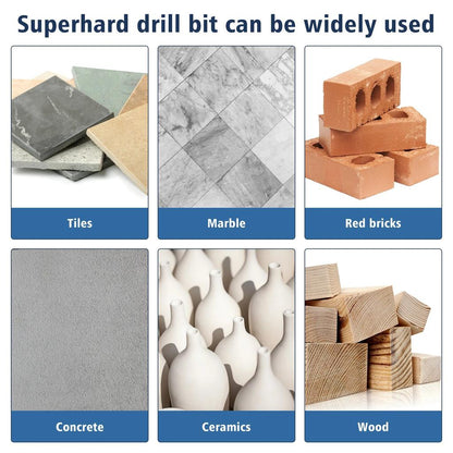 Triangle Glass & Tile Drill Bit Set 6-12mm by HitMyNeed