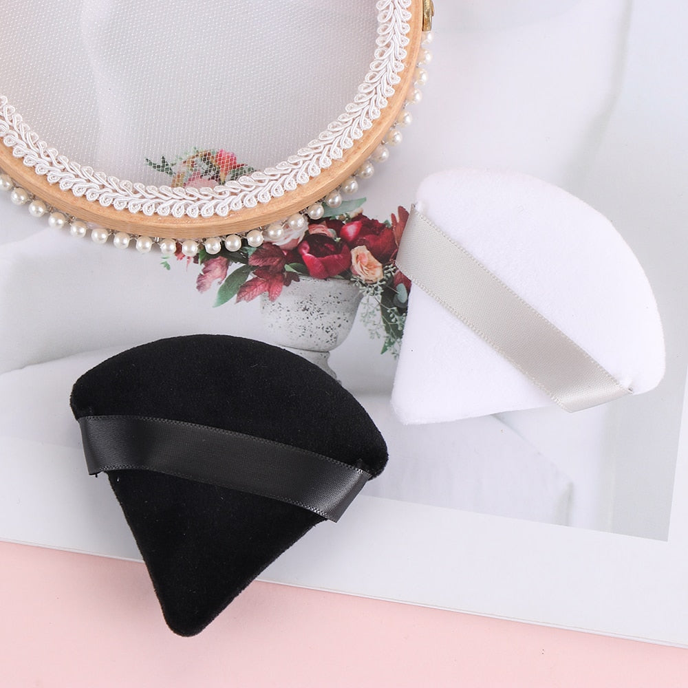 Triangle Makeup Powder Puff Set (2 Pack) by HitMyNeed
