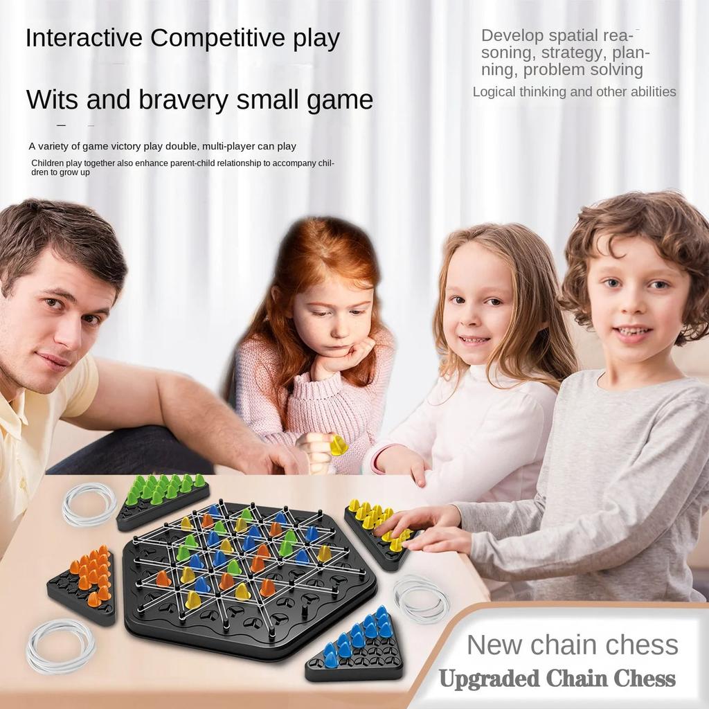 Triangle Rubber Band Logic Puzzle Board Game by HitMyNeed