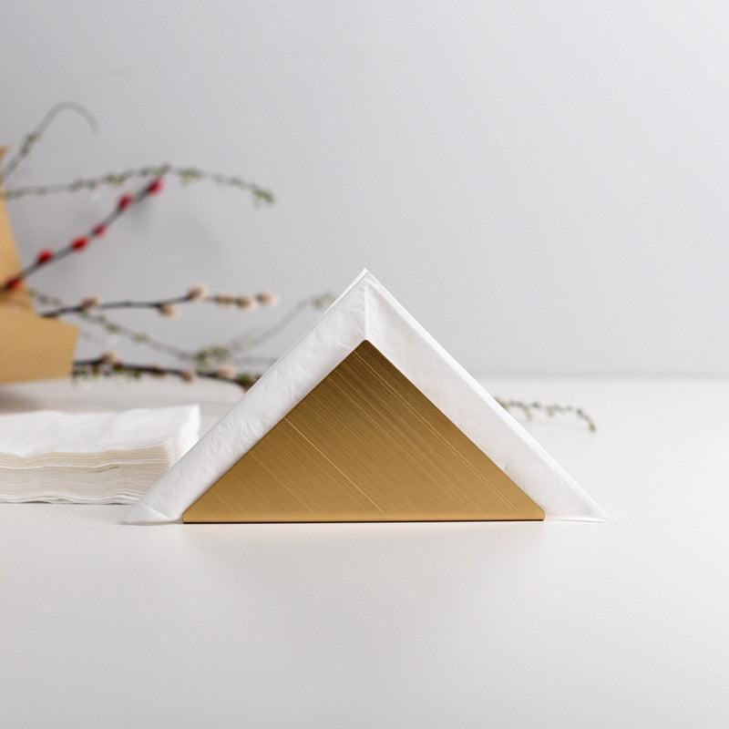 Triangle Stainless Steel Napkin Holder by HitMyNeed