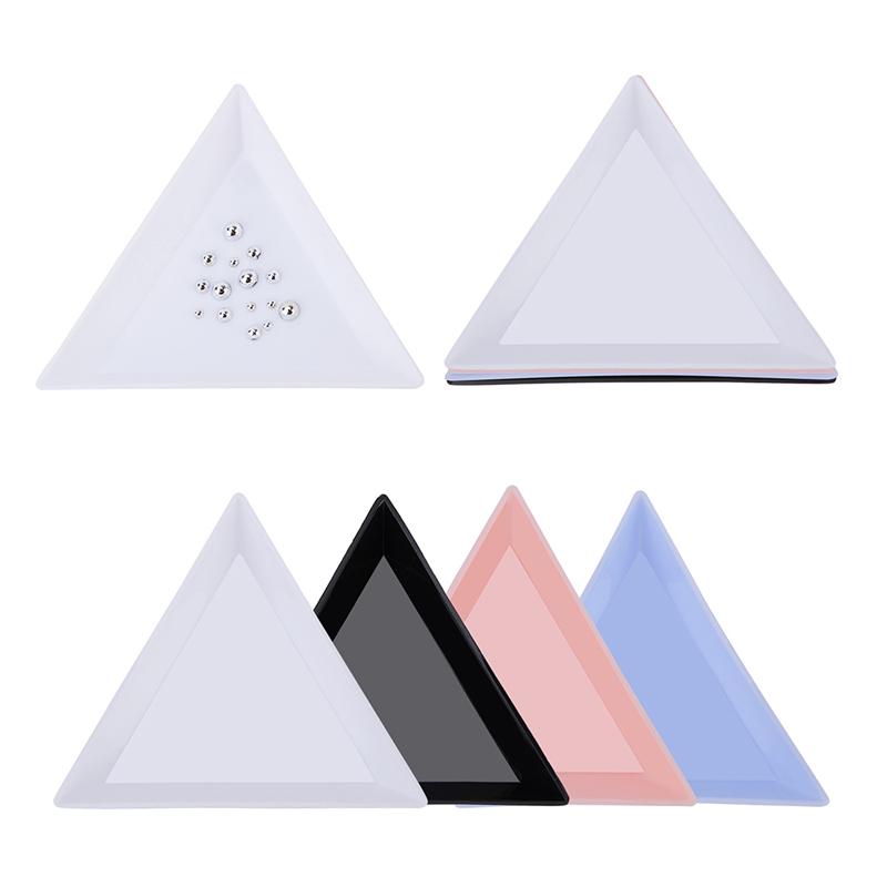 Triangular Plastic Bead Sorting Trays (10 Pack) by HitMyNeed