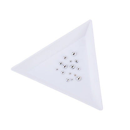 Triangular Plastic Bead Sorting Trays (10 Pack) by HitMyNeed