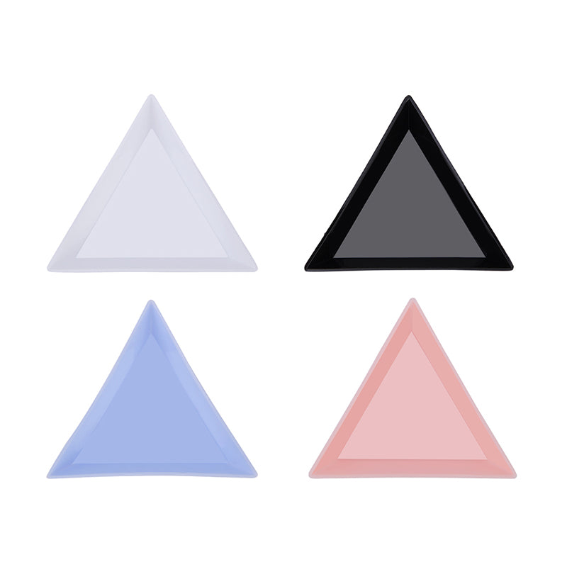 Triangular Plastic Bead Sorting Trays (10 Pack) by HitMyNeed