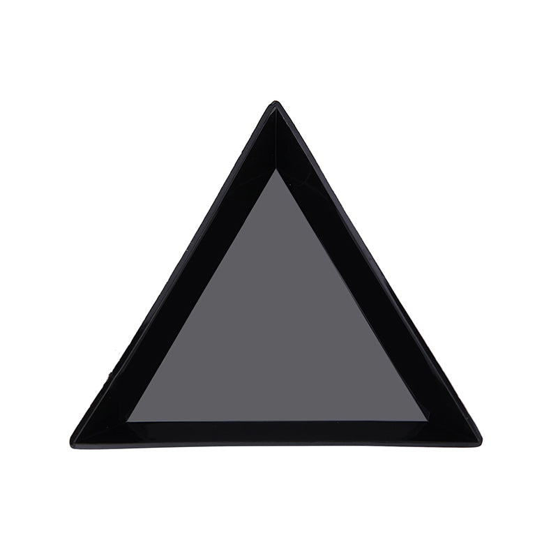 Triangular Plastic Bead Sorting Trays (10 Pack) black by HitMyNeed