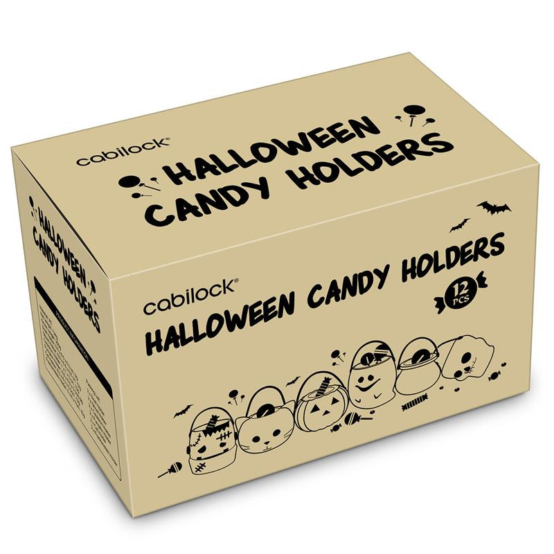 Trick or Treat Halloween Candy Buckets Set (12 Pack) by HitMyNeed
