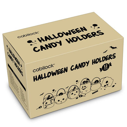 Trick or Treat Halloween Candy Buckets Set (12 Pack) by HitMyNeed