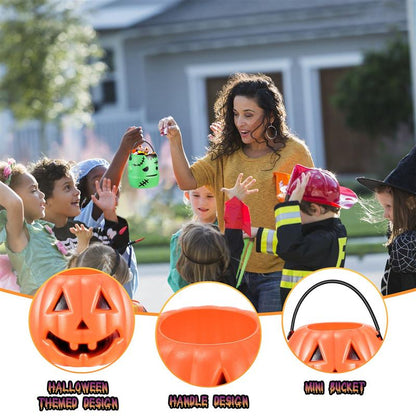 Trick or Treat Halloween Candy Buckets Set (12 Pack) by HitMyNeed