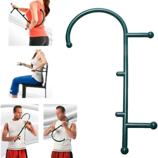 Trigger Point Back Hook Massage Stick by HitMyNeed