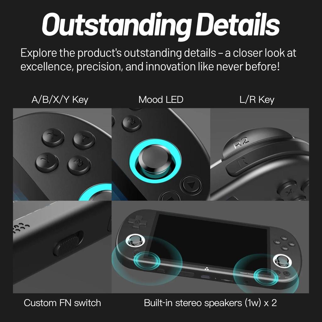 Trimui Smart Pro Handheld Retro Game Console 4.96" by HitMyNeed