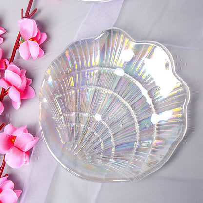 Trinket Glass Shell Jewelry Dish by HitMyNeed