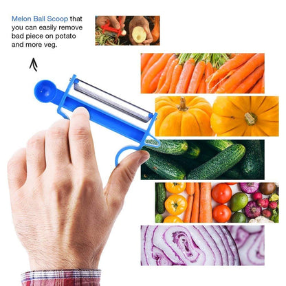 Trio Peeler and Shredder Kitchen Set (3 pcs) by HitMyNeed