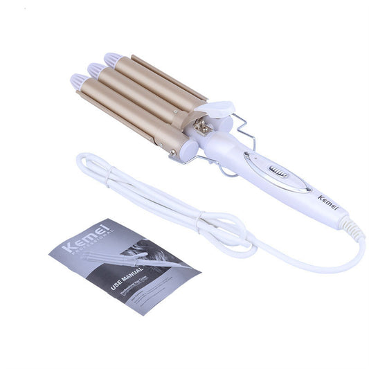 Triple Barrel Curling Wand with Tourmaline Ceramic by HitMyNeed