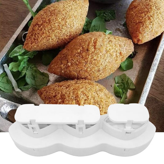 Triple Slot Plastic Kibbeh Mold Press by HitMyNeed