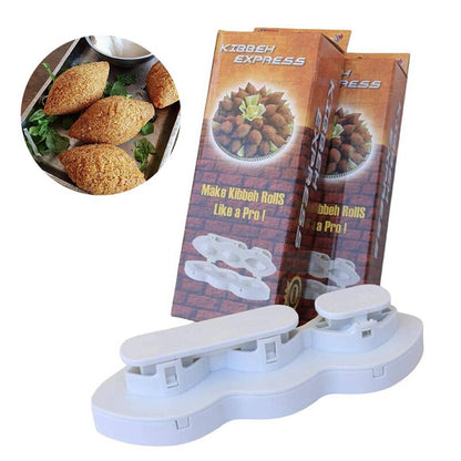 Triple Slot Plastic Kibbeh Mold Press by HitMyNeed