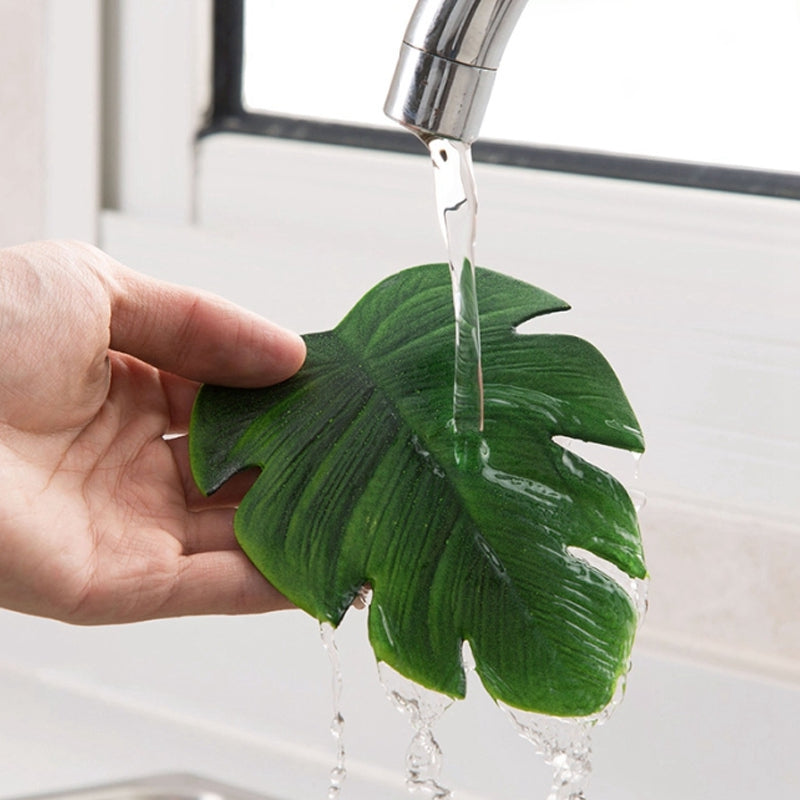 Tropical Leaf Coaster Set of 6 - EVA Drink Coasters by HitMyNeed
