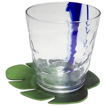 Tropical Leaf Coaster Set of 6 - EVA Drink Coasters by HitMyNeed