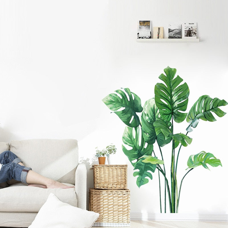 Tropical Palm Wall Decal PVC Sticker 60 x 70 cm by HitMyNeed