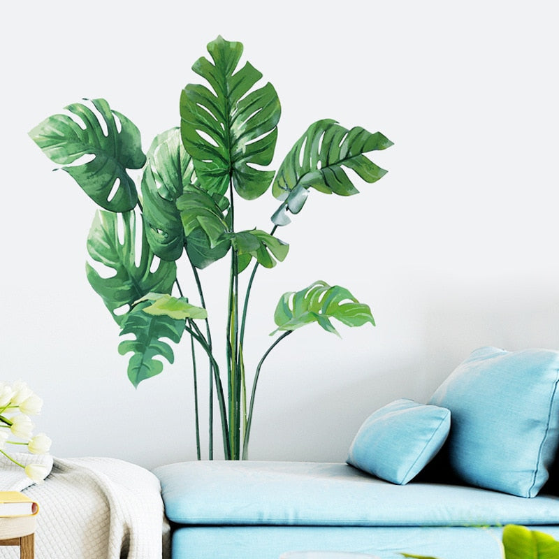 Tropical Palm Wall Decal PVC Sticker 60 x 70 cm by HitMyNeed
