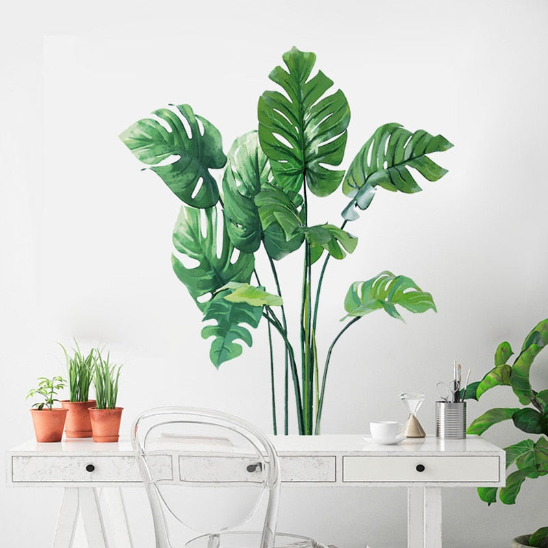 Tropical Palm Wall Decal PVC Sticker 60 x 70 cm by HitMyNeed