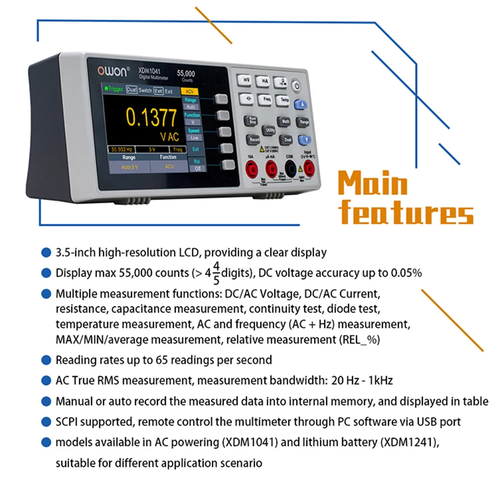 True RMS Digital Bench Multimeter with USB Interface by HitMyNeed