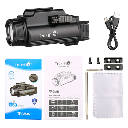 TrustFire GM35 1350 Lumen Tactical Pistol Light by HitMyNeed