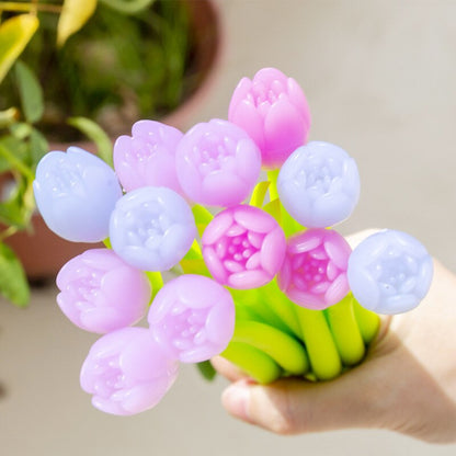 Tulip Gel Ink Flower Pens Set of 3 by HitMyNeed