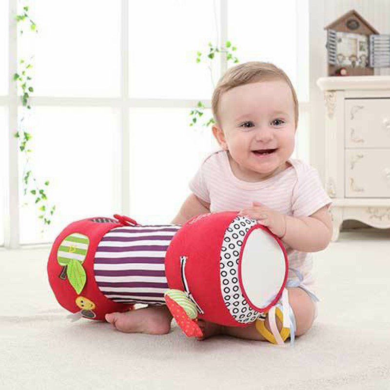 Tummy Time Support Pillow with Toys and Music by HitMyNeed