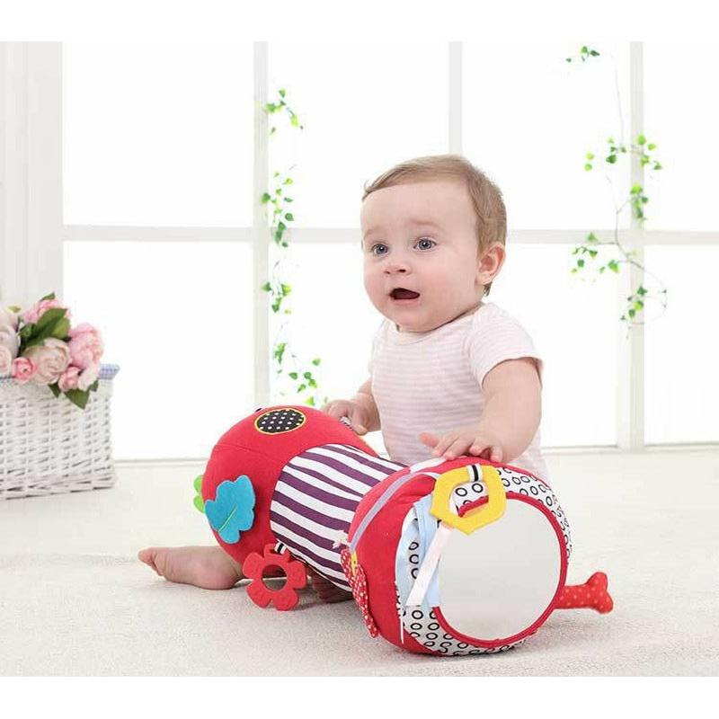 Tummy Time Support Pillow with Toys and Music by HitMyNeed