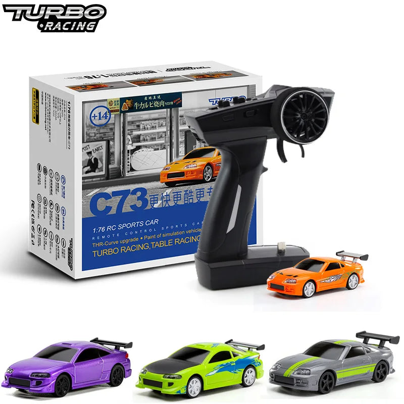 Turbo Racing 1:76 Mini Drift RC Car RTR Kit by HitMyNeed